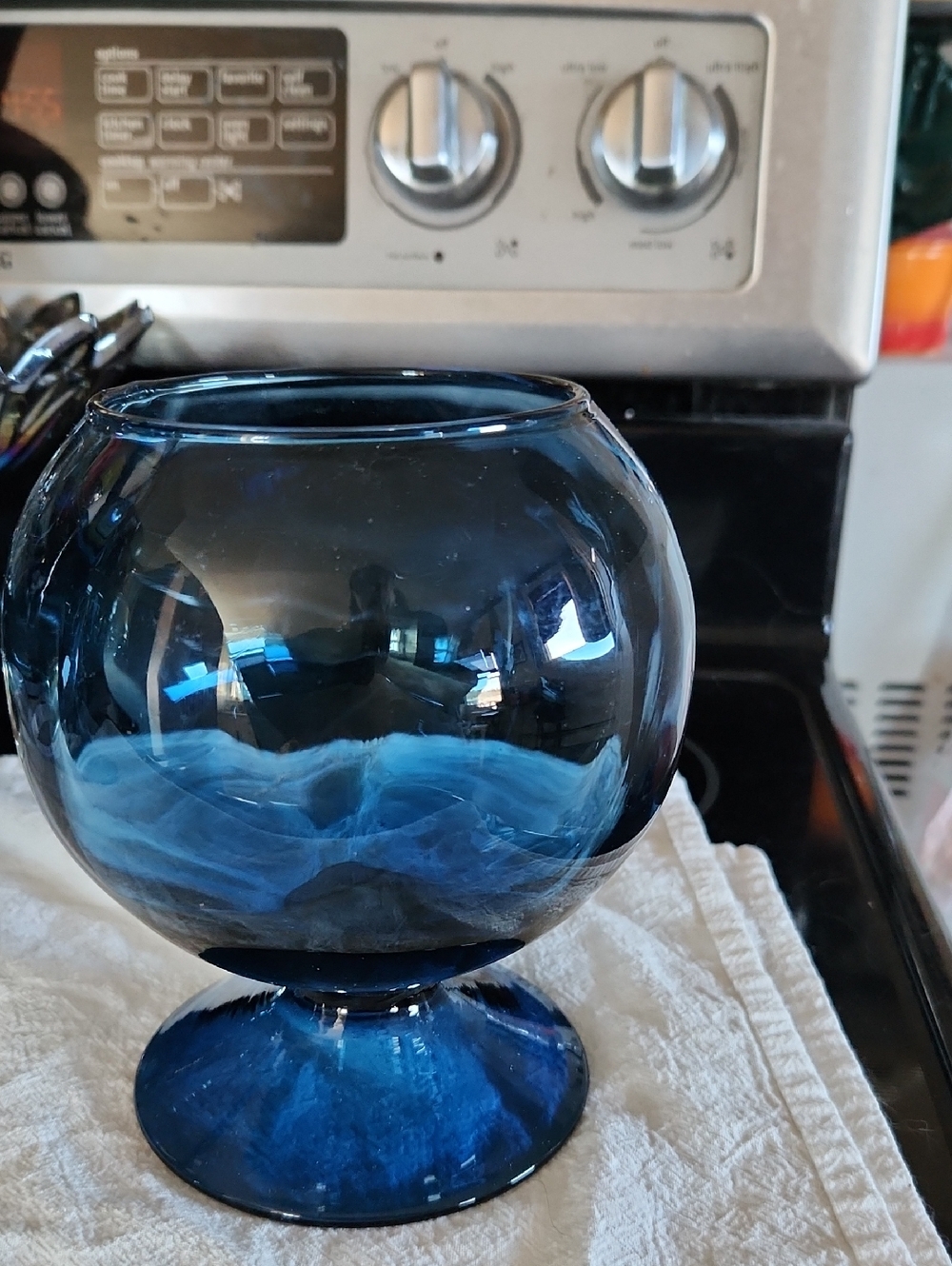 Vintage Pedestal Brandy Snifter